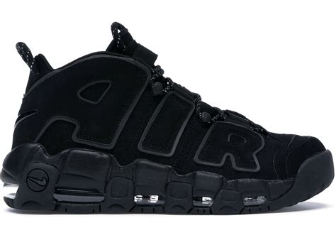 black nike air uptempo|Nike Uptempo all black.